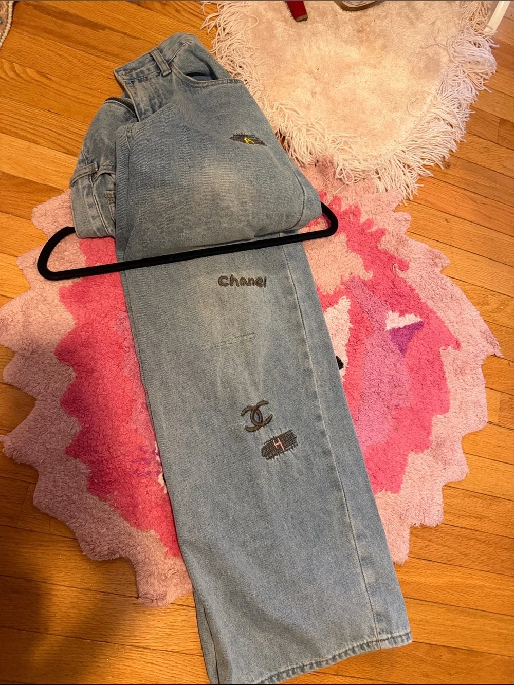 CHANEL straight jeans